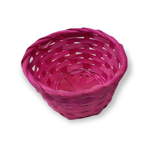 Picture of ROUND BASKET PINK D14CM
